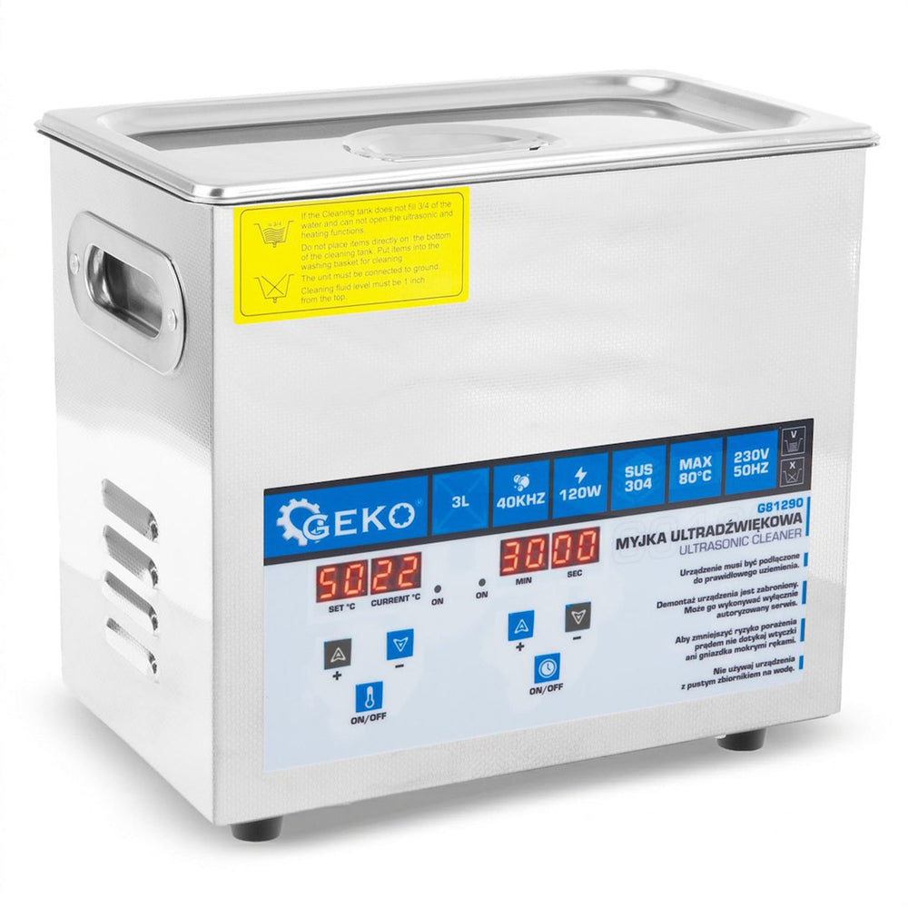 Ultrazvuková čistička 3l 120W Geko