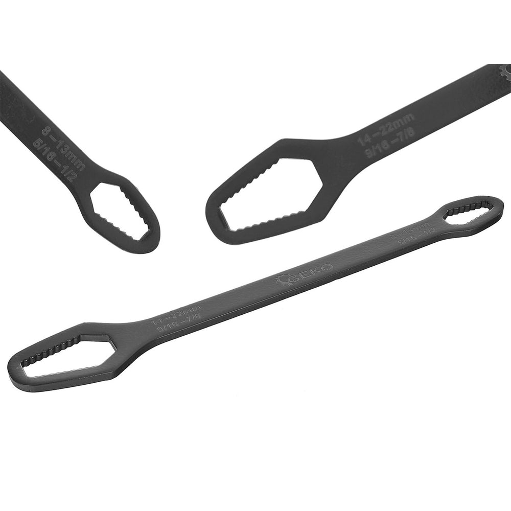 Univerzálny očkový kľúč obojstranný 14 - 22, 8 - 13mm, CrV, 270mm, Geko