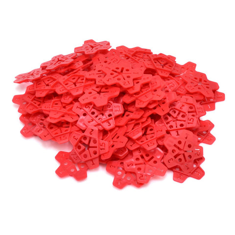 Súprava krížových dištančných vložiek pre obklady a dlažbu 1–3 mm 5 v 1 100 kusov