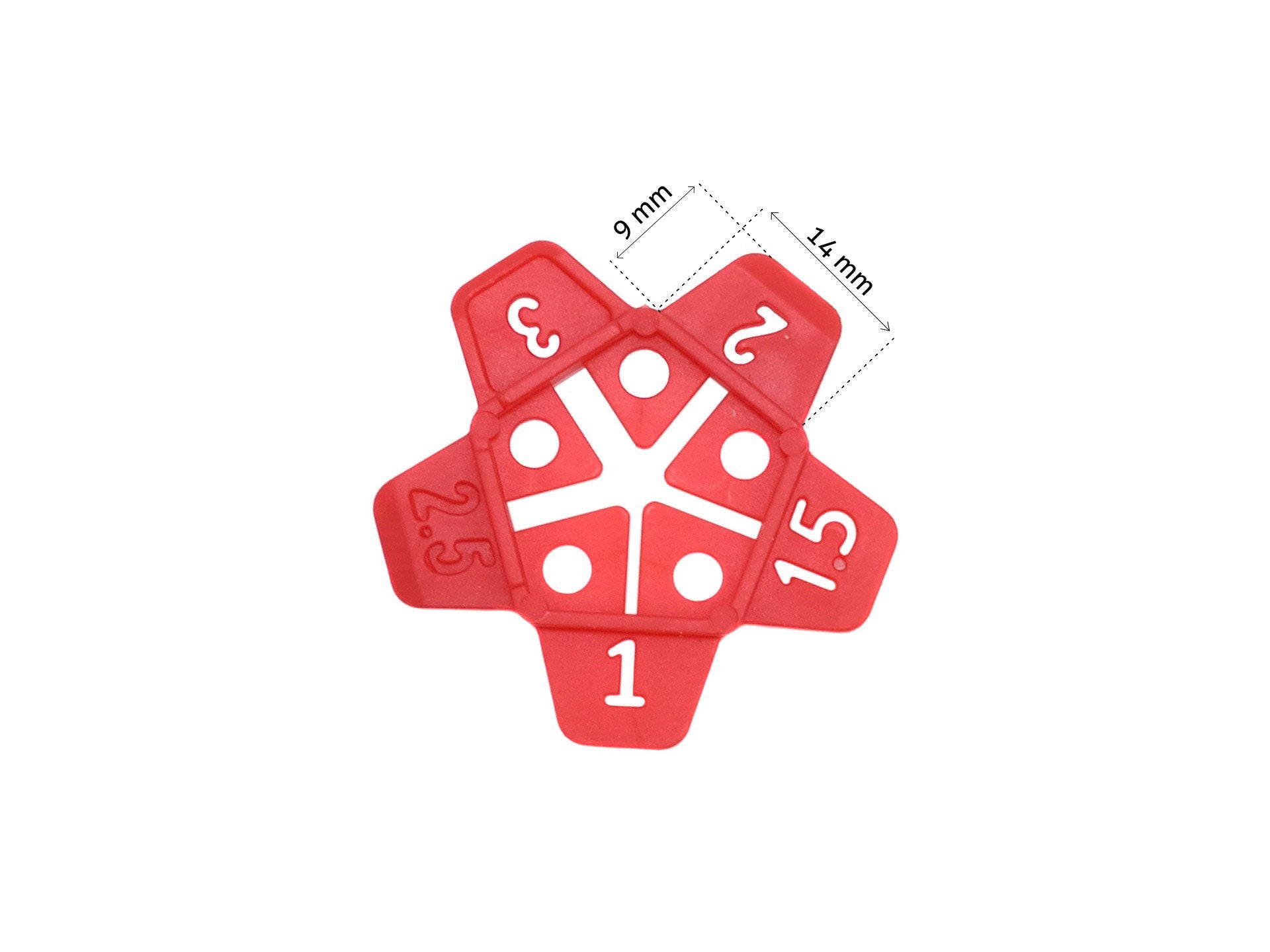 Súprava krížových dištančných vložiek pre obklady a dlažbu 1–3 mm 5 v 1 100 kusov