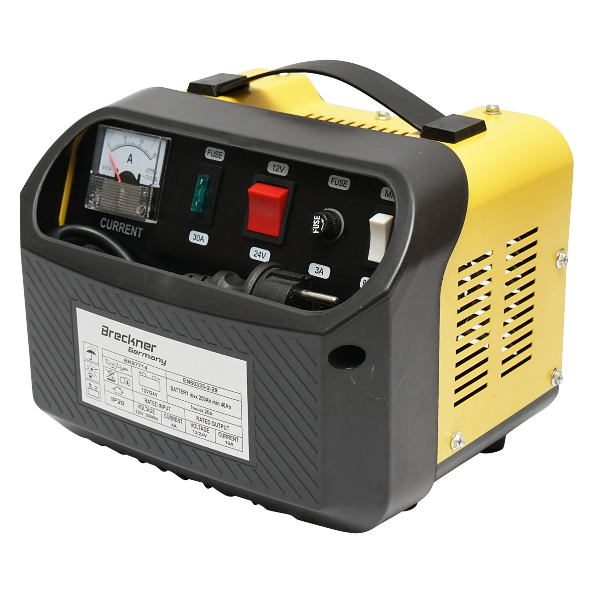 Usmerňovač - autonabíjačka 12/24V 20A 230V/566W pre batérie 40-250Ah Breckner Germany