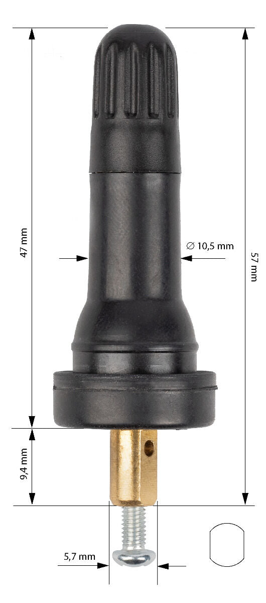 Ventil pre snímač tlaku TPMS TR413 562-3904