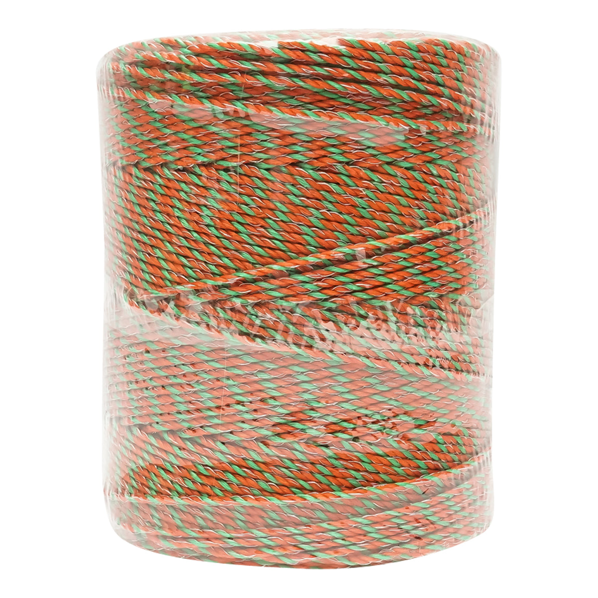 Vodivé lanko na elektrický ohradník oranžovo-zelené Ø3mm, 3 × 0,2mm SS + 2 × 0,25mm Cu, 500m Breckner Germany