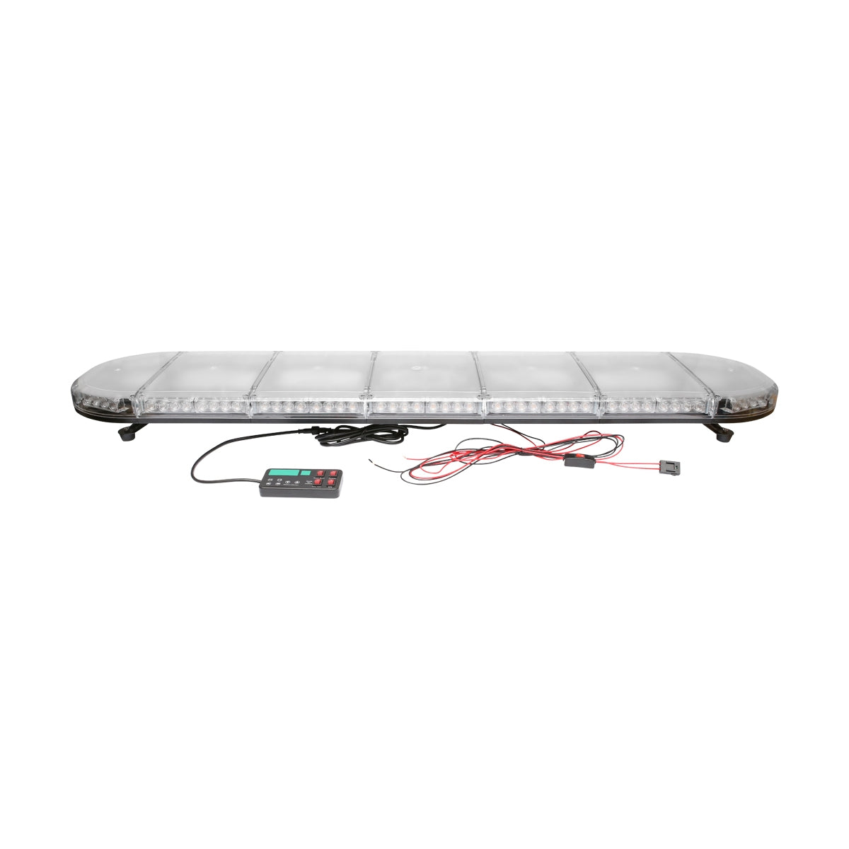 Výstražná svetelná rampa 12-24V so žltým svetlom 1520x275x125mm Breckner Germany