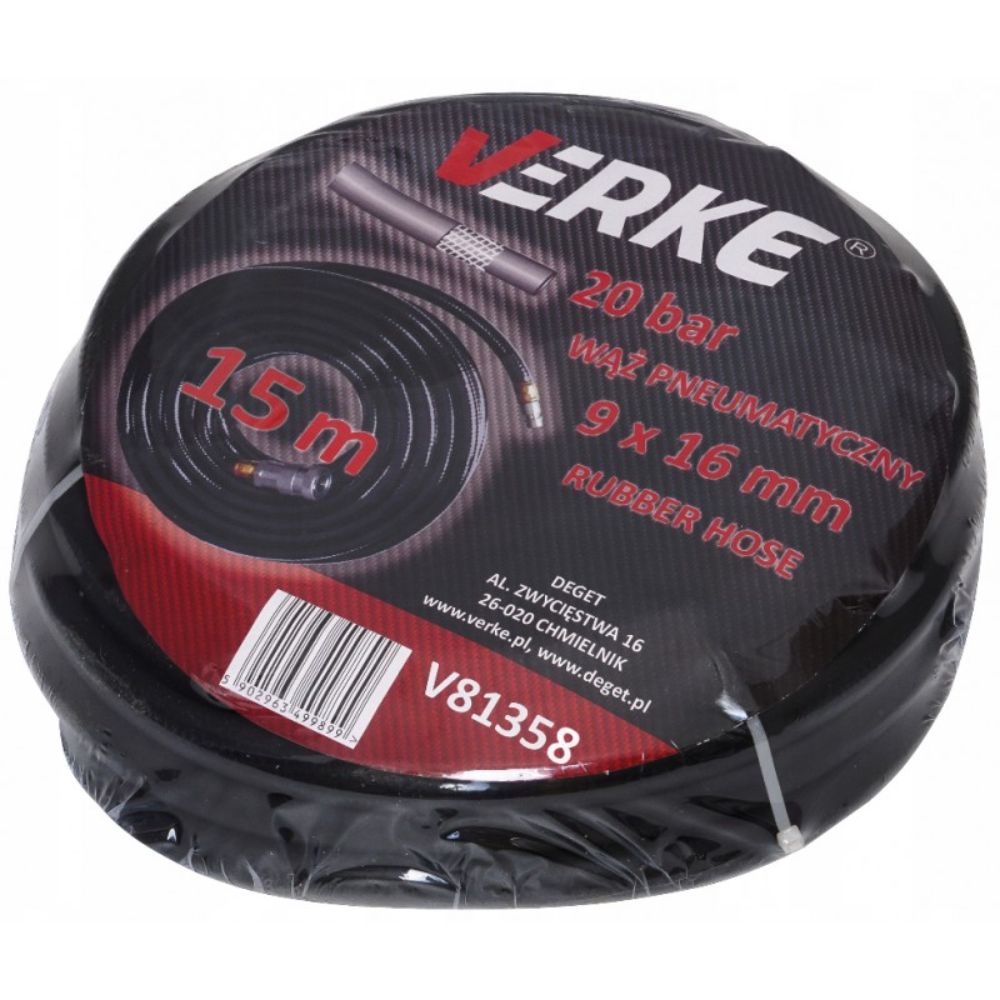 Vzduchová hadica 9 x 16mm 15m