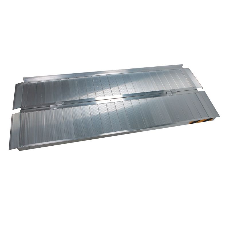 Prenosná skladacia hliníková rampa s dorazom 184cm dĺžka, 175cm šírka, Torso Holandsko