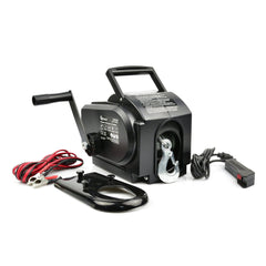 Prenosný elektrický naviják 12V, 2000lb / 907kg