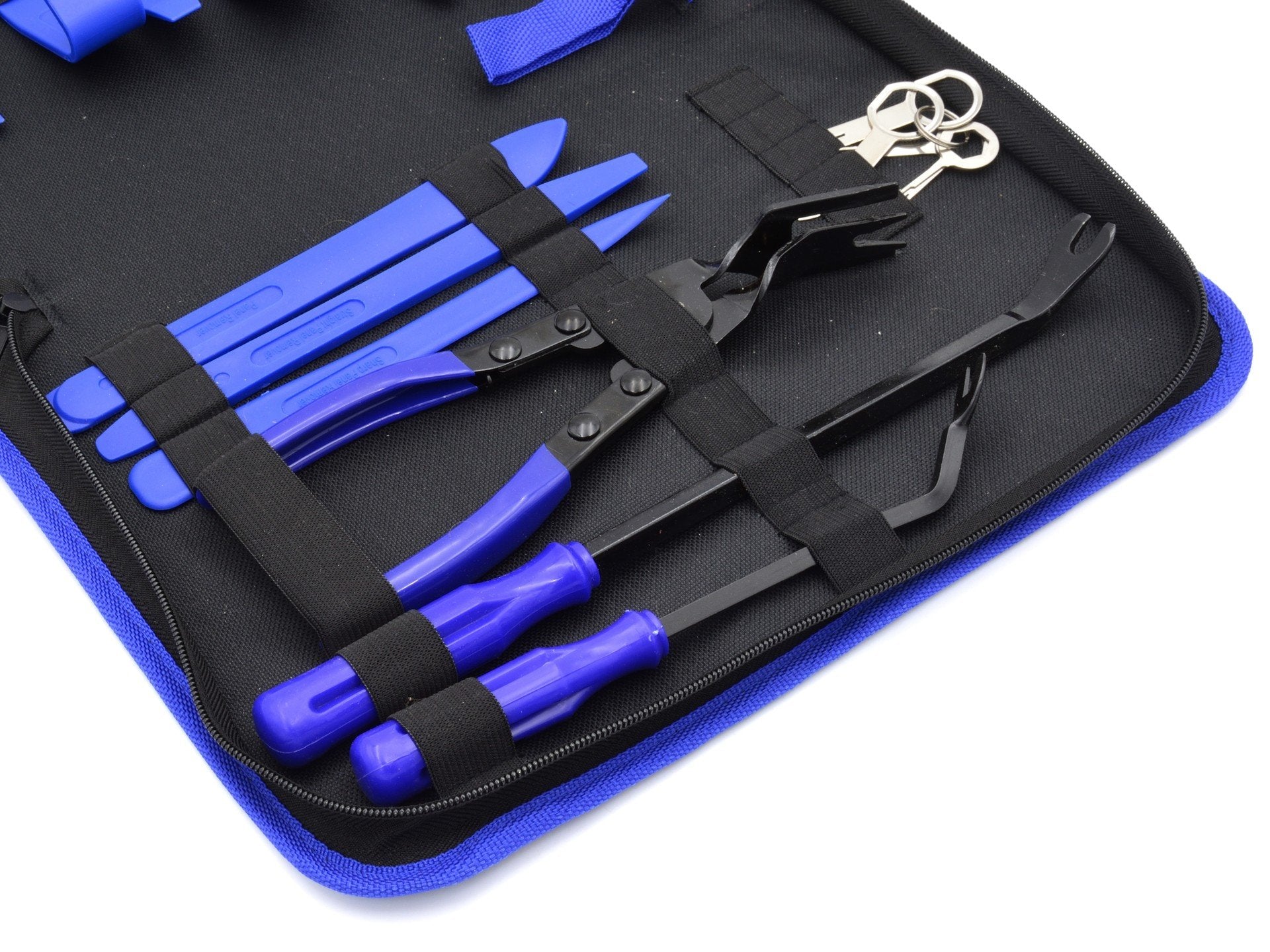 Sada na demontáž autorádia, čalúnenia a klipov, 20 kusov