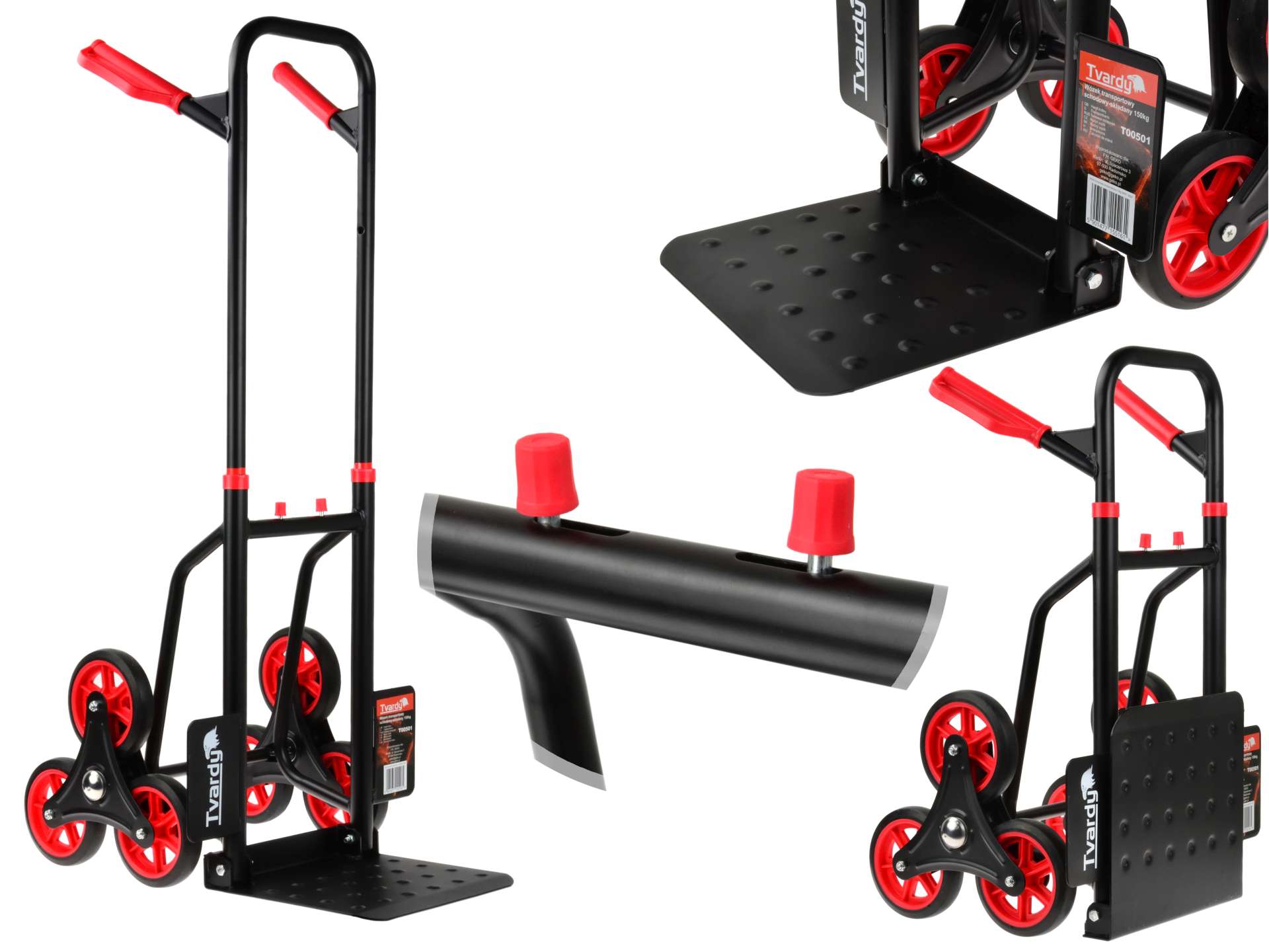 Schodisková rudla - vozík na prepravu tovaru po schodoch 150kg