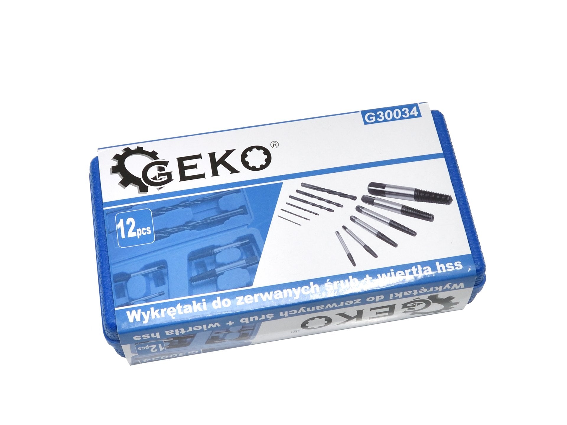 Sada sťahovákov na zlomené skrutky s vrtákmi hss – 12 kusov