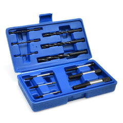 Sada vyťahovákov na zlomené skrutky s vrtákmi HSS 12ks