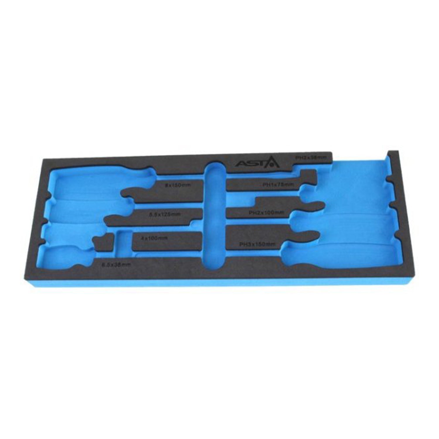 Penová vložka na náradie - skrutkovače