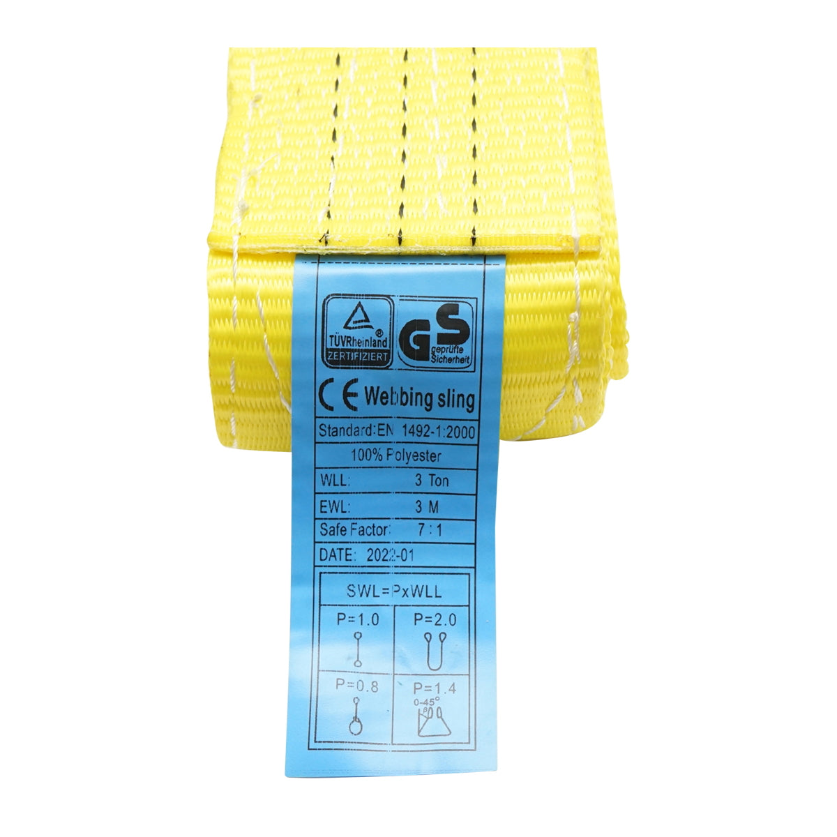 Zdvíhací popruh 3m x 75mm, 3t Breckner Germany
