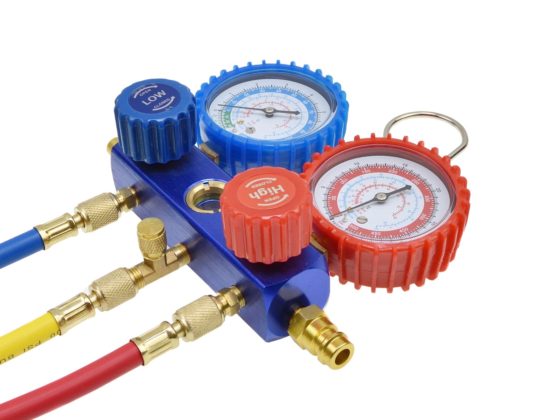 Sada na kontrolu tlaku klimatizácie, plnenie a diagnostiku klimatizačných systémov