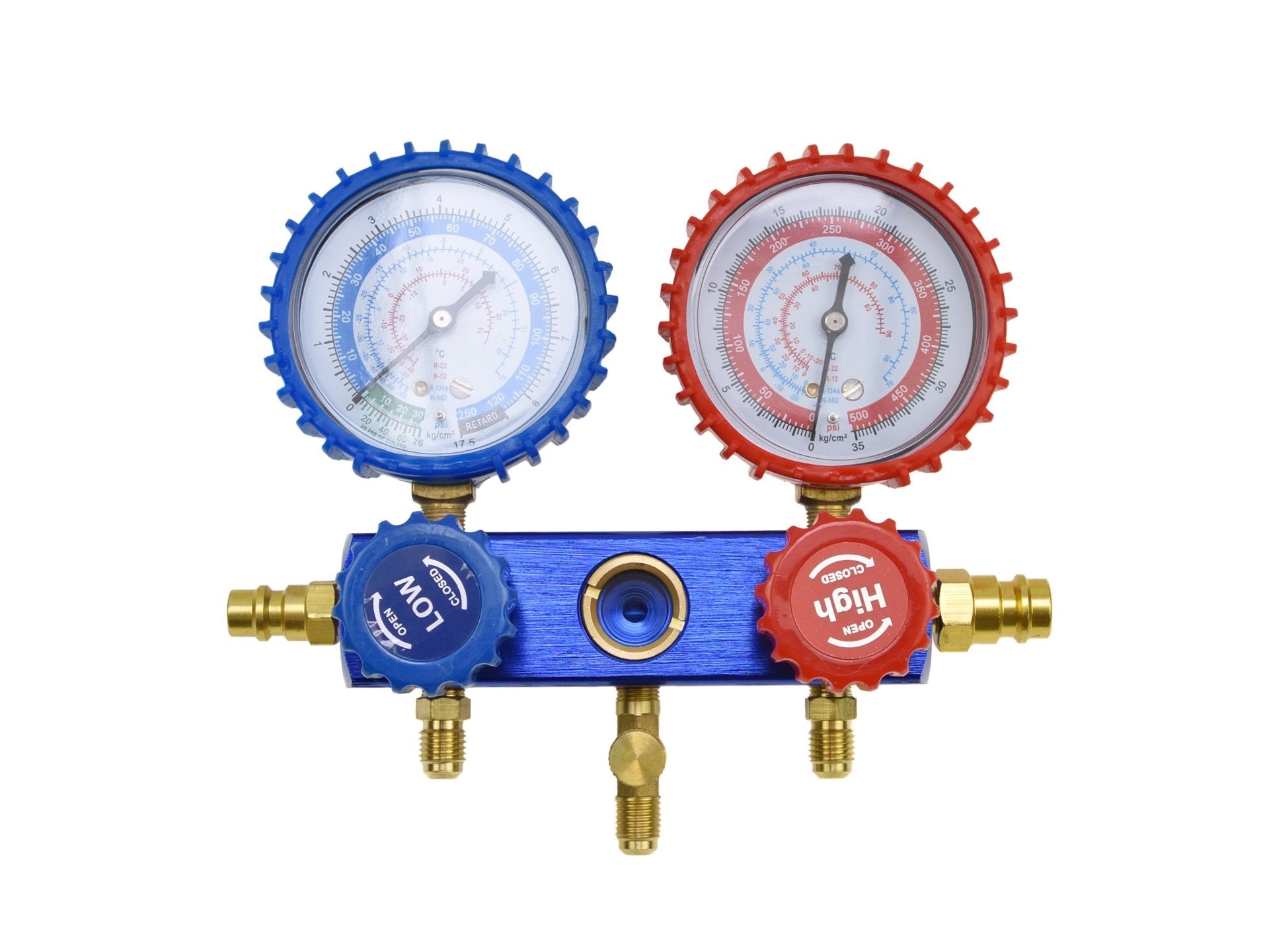 Sada na kontrolu tlaku klimatizácie, plnenie a diagnostiku klimatizačných systémov