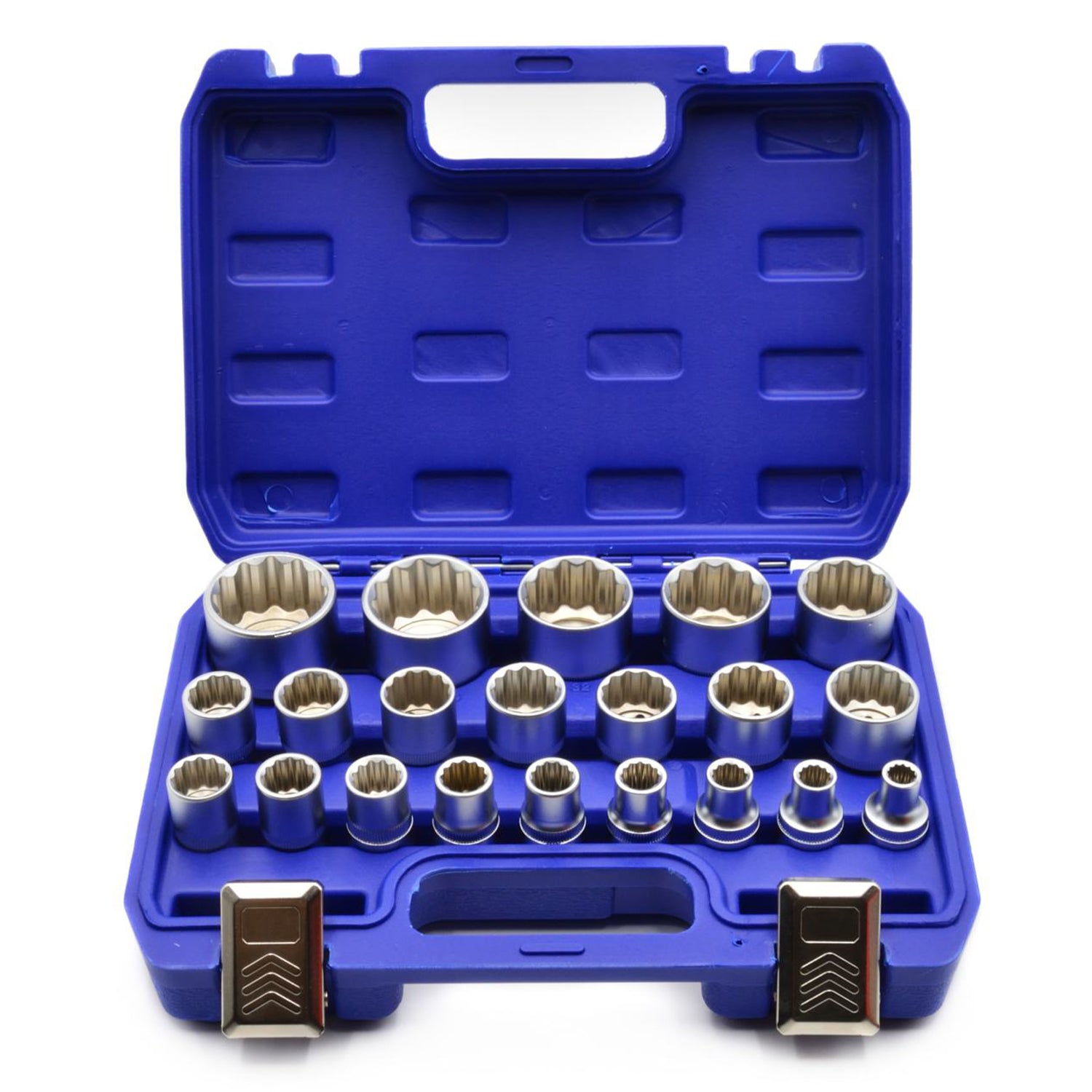 Sada nadstavcov - nástrčných hlavíc 12-hran 1/2'', 8 - 36mm, 21ks