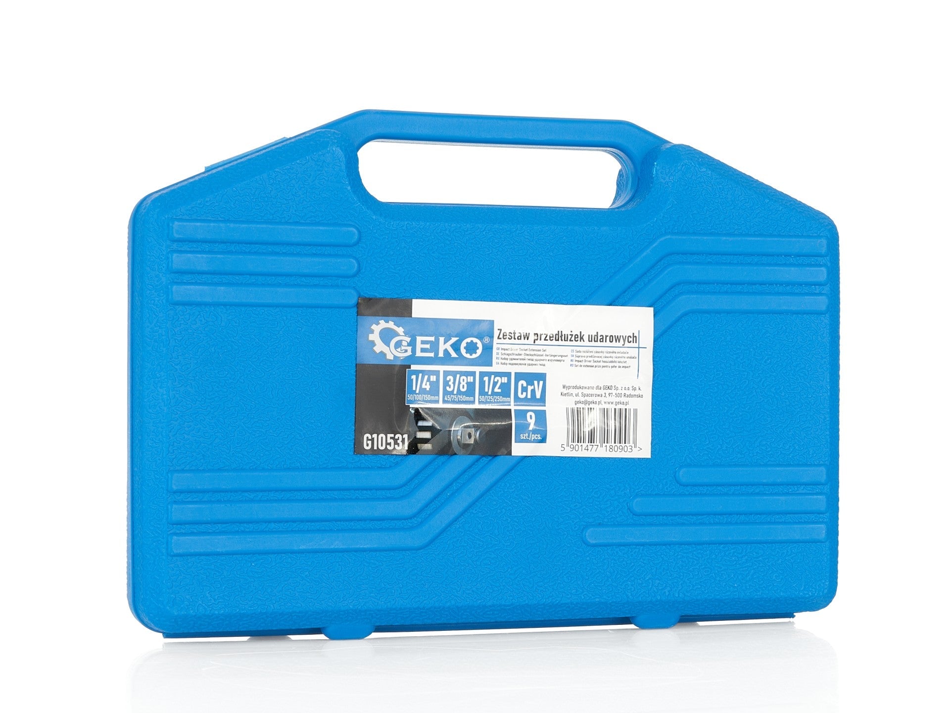 Sada nárazových predĺžení 1/4 3/8 1/2 9 kusov