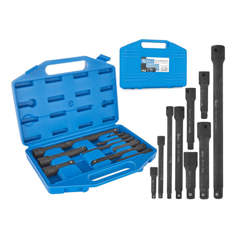 Sada nárazových predĺžení 1/4 3/8 1/2 9 kusov