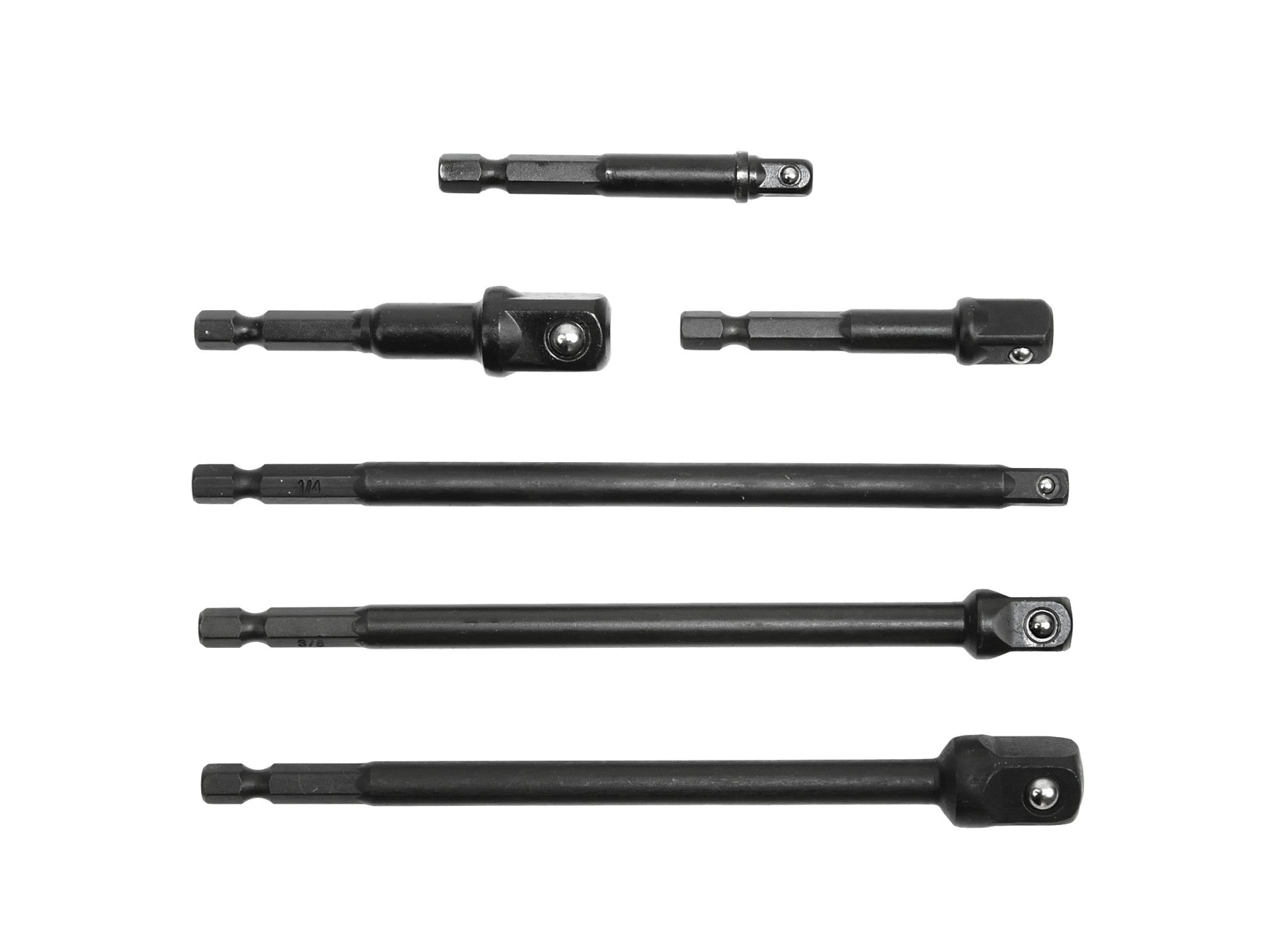 Sada nárazových nástrčných adaptérov 6 kusov geko