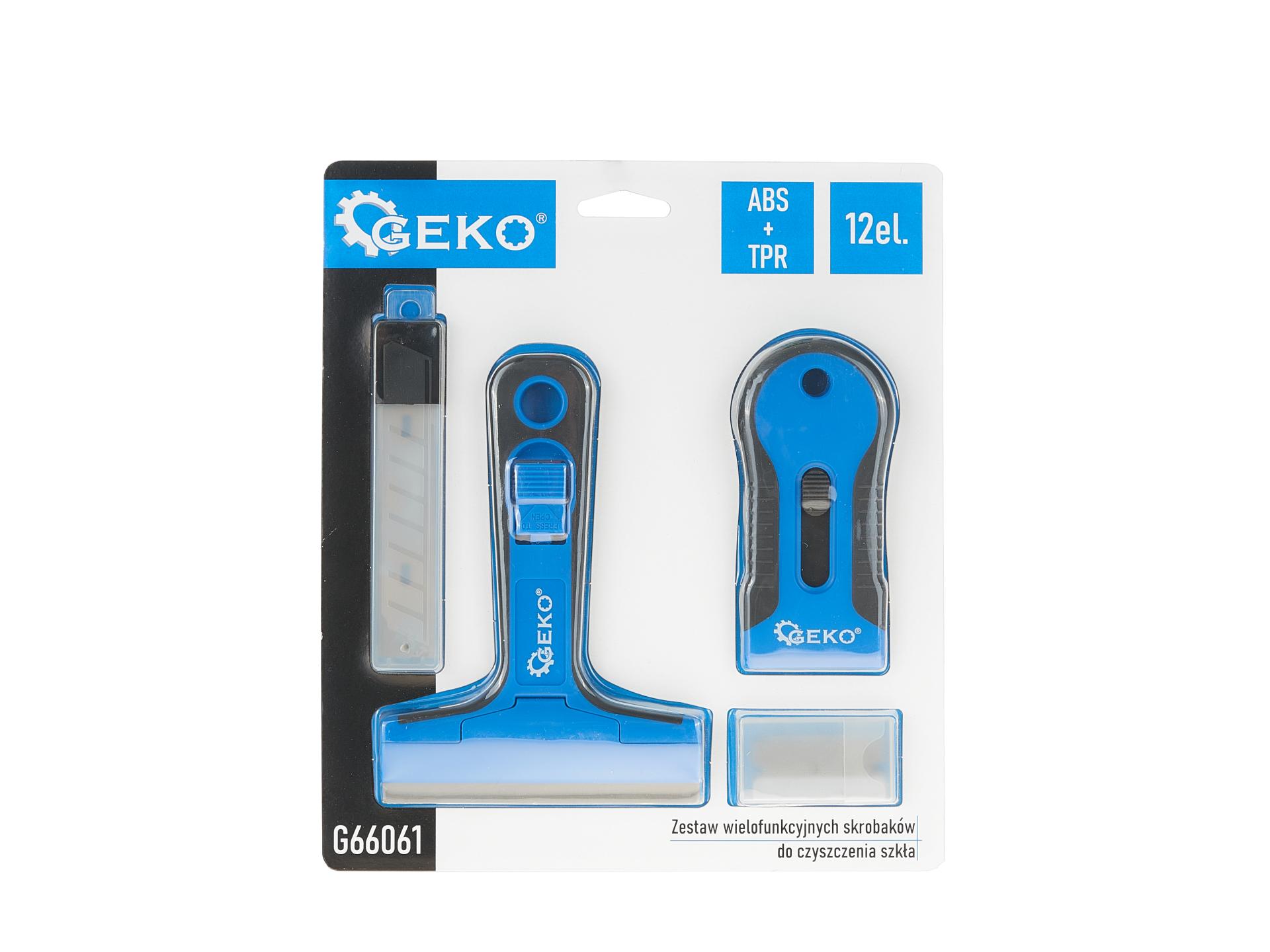 Súprava multifunkčných škrabiek na čistenie skiel a okien 12 kusov