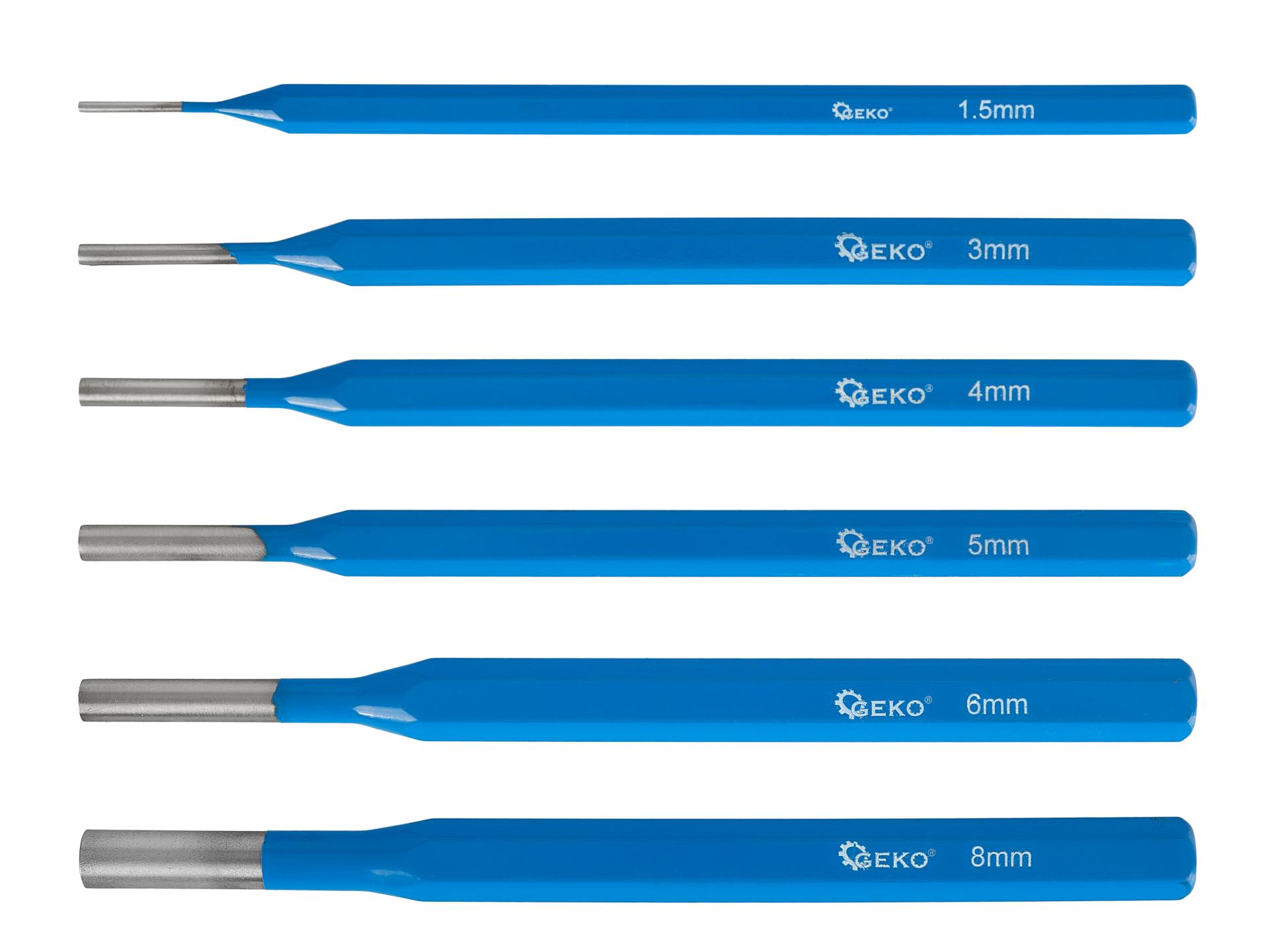 Sada tŕňov 1,5–8 mm CR-V – 6 kusov – Geko