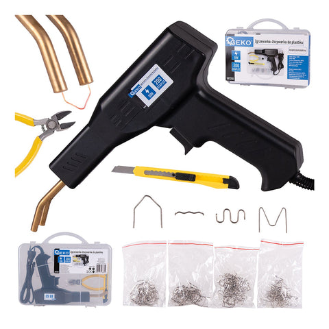 Pištoľ - zváračka na plasty s 200 sponami 50W