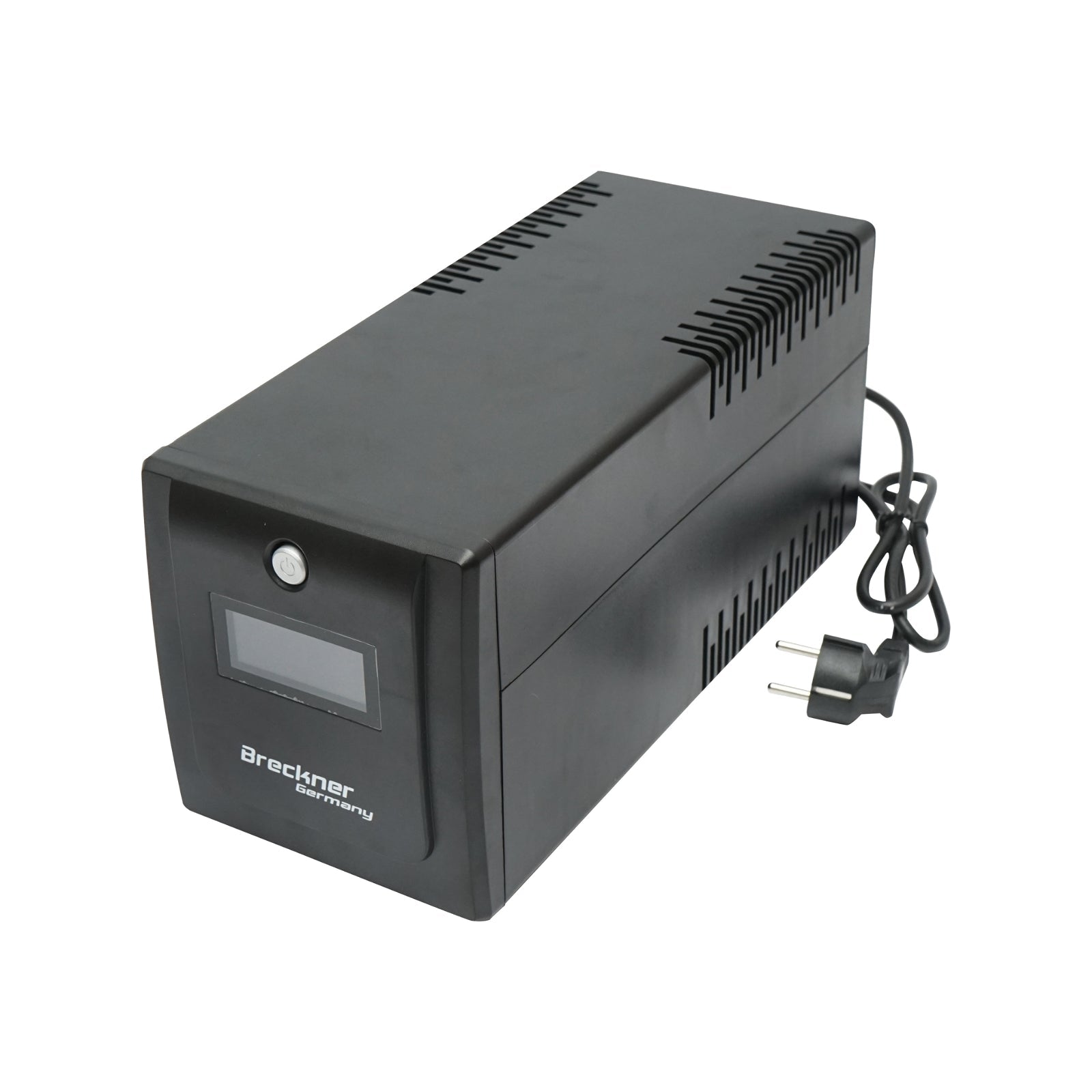 Záložný zdroj UPS 1000VA/600W, batérie 2x7,5Ah, 4 zásuvky Schuko, LCD, USB Breckner Germany