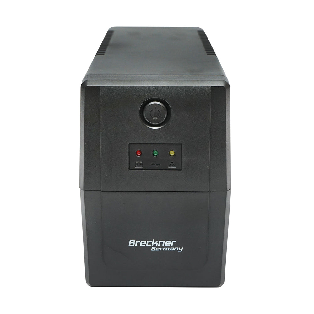Záložný zdroj UPS 600VA/360W, batéria 7Ah, 2 zásuvky Schuko AVR Breckner Germany
