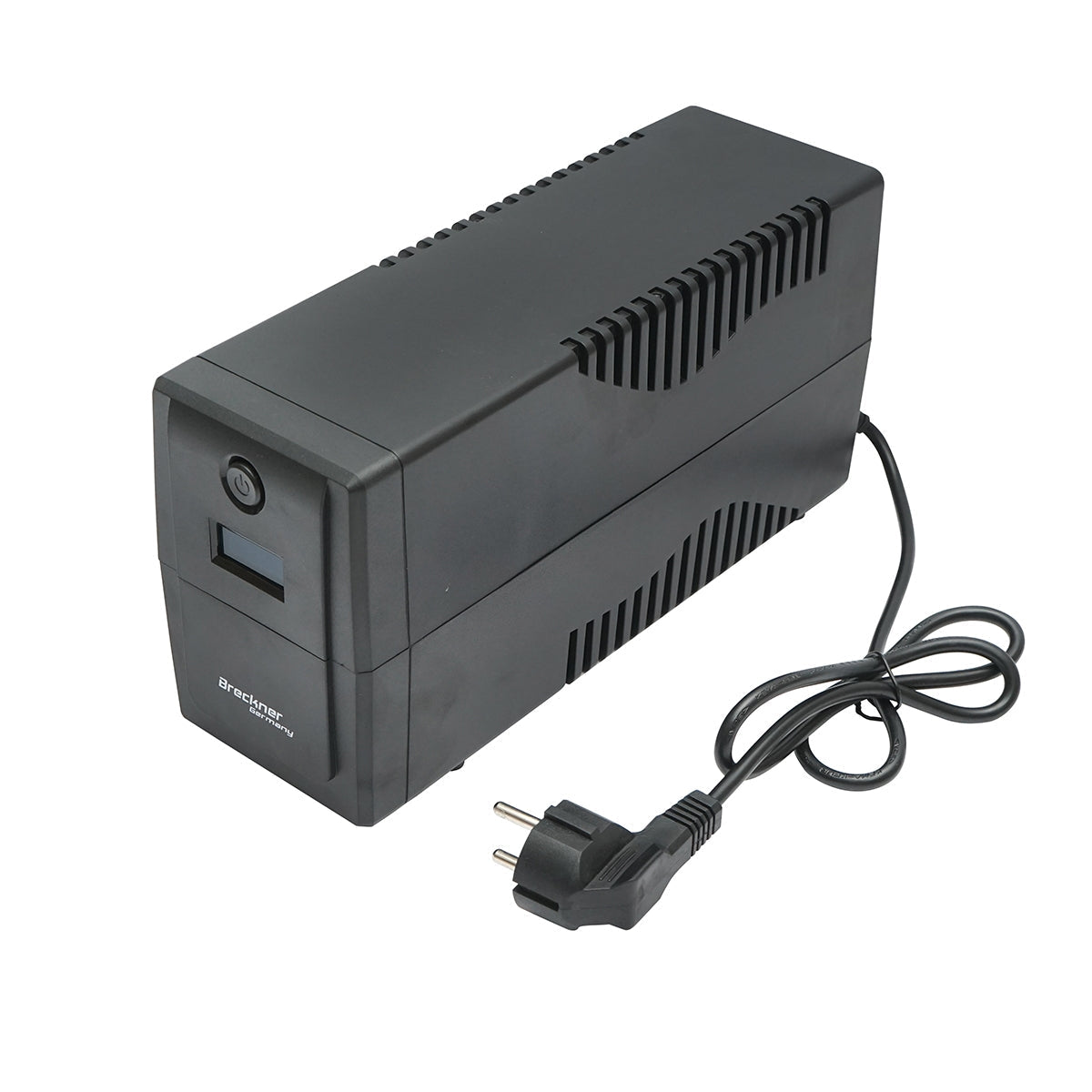 Záložný zdroj UPS 800VA/480W, batéria 9Ah, 2 zásuvky Schuko, LCD, USB, AVR Breckner Germany
