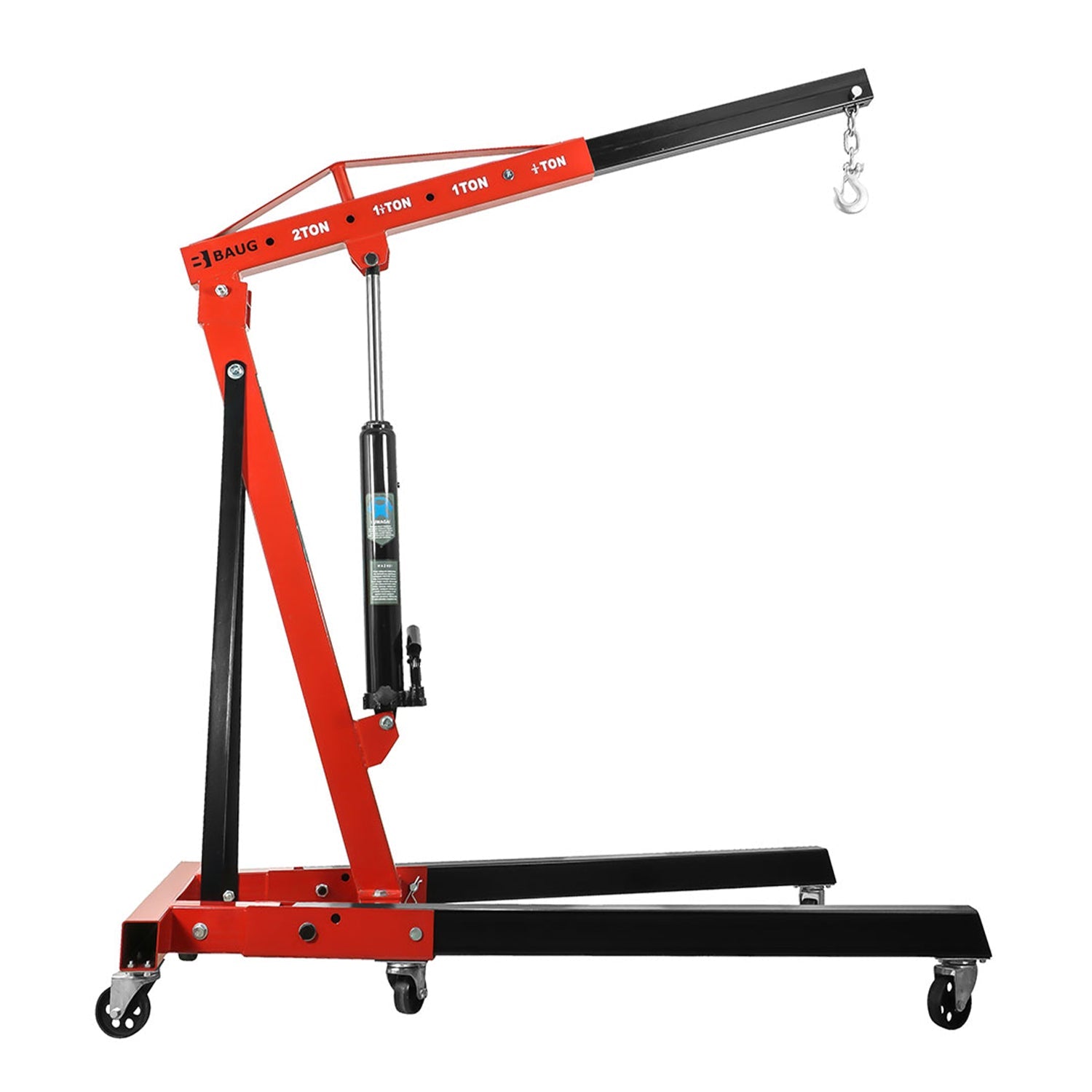 Skladací hydraulický žeriav na vyberanie motora 2t