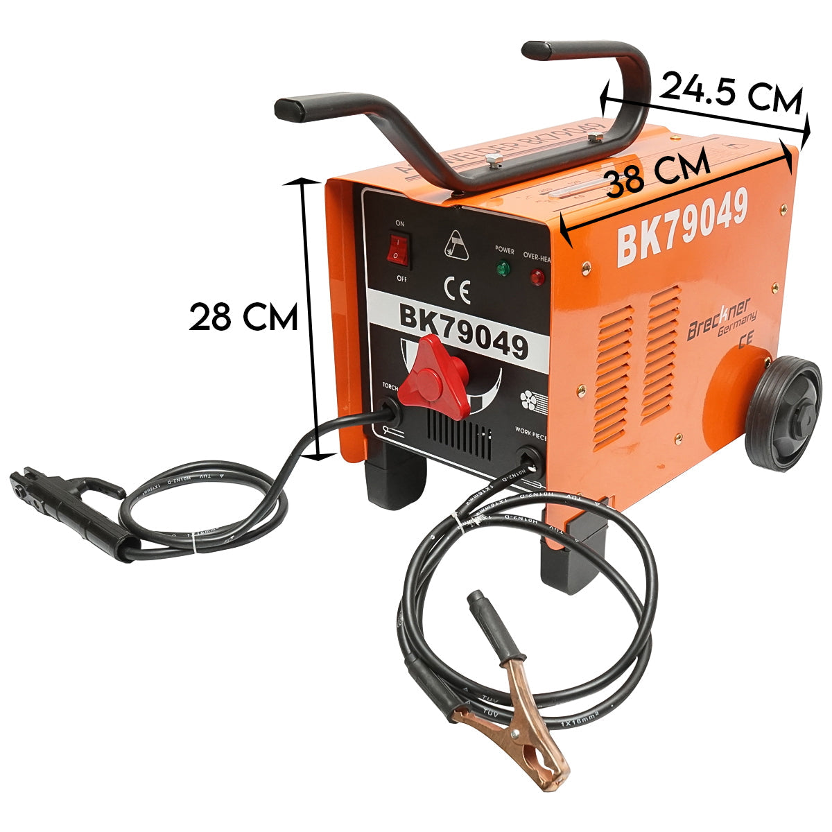 Zváračka MMA 200A, 220V, elektróda 2,5 - 4mm, Breckner Germany